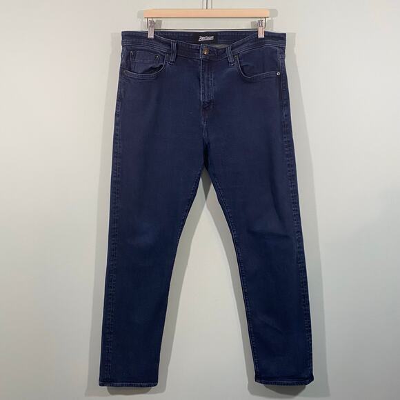Revtown Men Blue Indigo Automatic Straight Leg Jeans Size 38 x 32 - Picture 1 of 9
